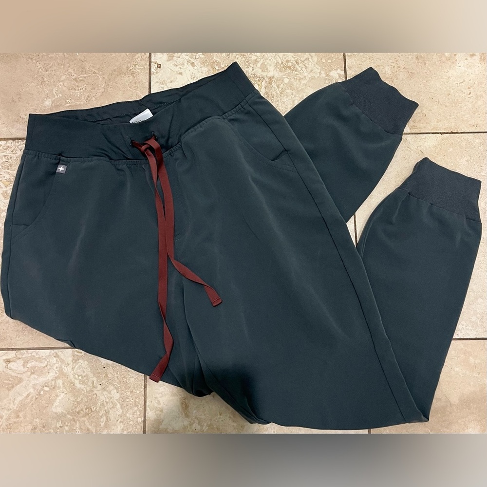 Figs High Waisted Zamora Jogger - Bonsai